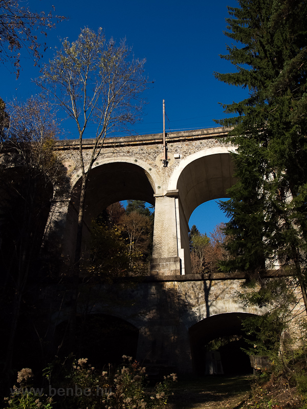A Gamperlgraben-Viadukt alulnzetben fot