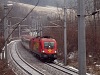 The GYSEV 1116 058-7 seen between Payerbach-Reichenau and Kb