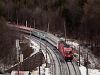 The BB 1116 087 seen between Wolfsbergkogel and Breitenstein