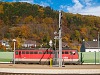 ÖBB 1142 sorozatú villanymozdony várakozik tológépi szerepére Gloggnitz állomáson