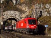 The BB 1016 018 seen between Wolfsbergkogel and Breitenstein in the Kleines Krausel-Tunnel