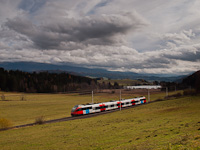 Az ÖBB 4024 037-6 Neumarkt in Steiermark és Mariahof-St. Lambrecht között