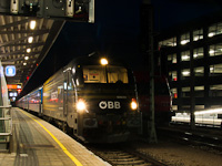 Az ÖBB 1216 210 Wiener Neustadt állomáson