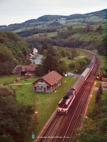 The fast train Gemeran at Dvnyoroszi (Podkrivan) stop