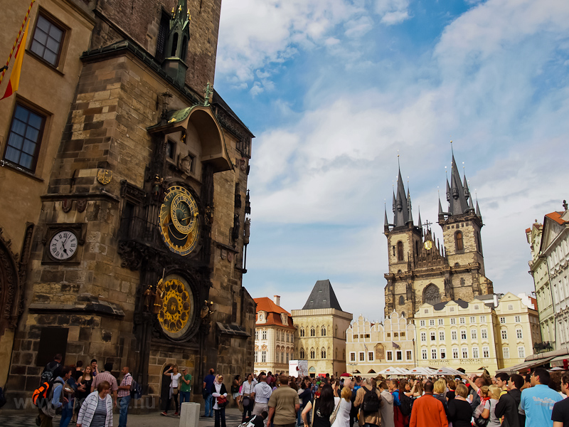 Prague - the Orloj, the astronomical clock at Old Town square (Staromestsk nmest) photo