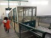 The top terminus of the Prague funicular at Petřin-hill