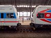 The ČD 971 007-0 and the 971 049-2 seen at Praha hlavn ndraž