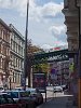 A régi viadukt Praha hlavní nádraží északi kijáratánál