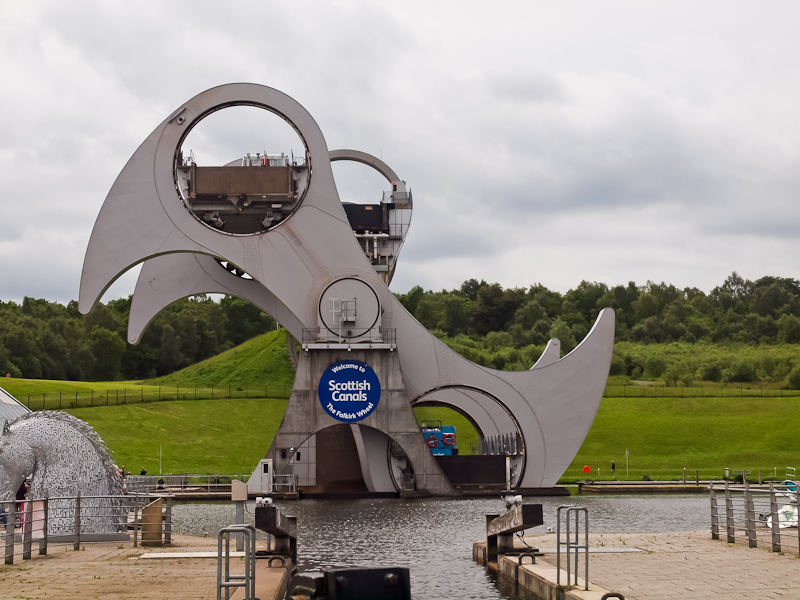 Falkirk Wheel, egy gigantik fot