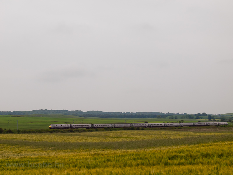 An East Coast IC225 trainset seen near Belford on the East Coast Main Line photo