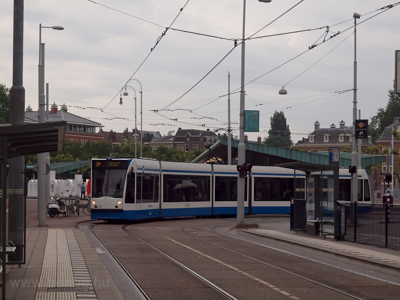 A Combino tram at Amsterdam photo