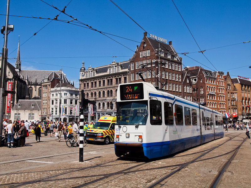Tram at Amsterdam photo