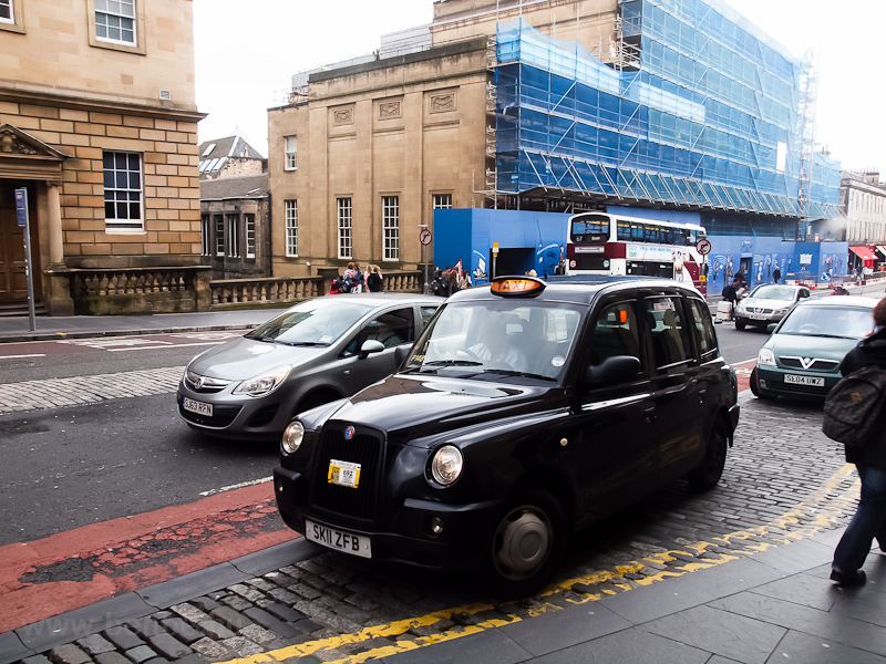 Taxi at Edinburgh photo