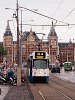 Trams near Amsterdam Centraal Station