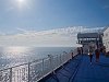 Traveling on the ferry Princess Seaways on its way to Newcastle upon Tyne