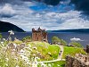 Urquhart Castle a Loch Ness partjn