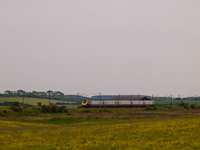 A Cross Country SuperVoyager DMU seen near Belford on the East Coast Main Line