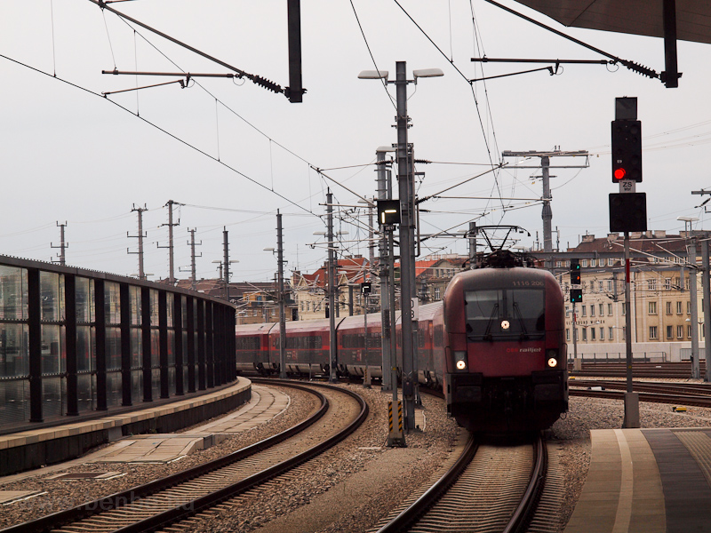 The ÖBB 1116 206 seen at eh photo