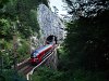 Az BB 80-90 733 plyaszm railjet-vezrlőkocsi Klamm-Schottwien s Breitenstein kztt a Weinzettlwand-Tunnelnl