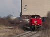 The BB 2070 059-7 seen between Parndorf and Neusiedl am See on the old connecting line from Hungary