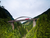 The crown of the Arlbergbahn-Ostrampe: Trisannabrücke