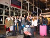 Group photo at Leiden Centraal