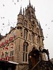 A gótikus városháza Gouda piacterén