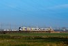 Two four-part NS Sprinter LightTrain multiple units seen between De Vink and Voorschoten