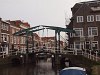 Tipikus holland felvonóhidak Leidenben (Kerkbrug, vagyis a templomnál levő híd)