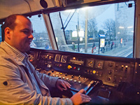 Me in the cab of Sprinter number 2938