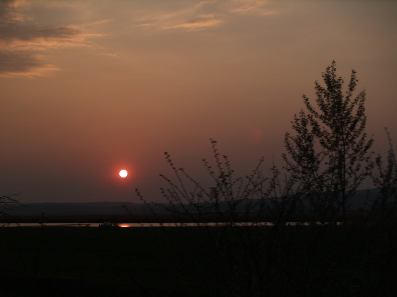 A Velencei-t a naplementben fot