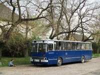 An old Budapest bus in the fleet of VT-Transman at Srbogrd