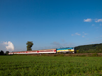 The ŽSSK 750 003-6 seen between Novky and Kos