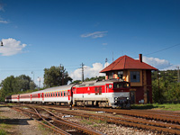 A ŽSSK 757 010-4 Fülek állomáson