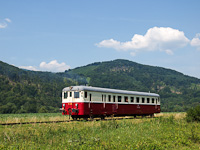 The KŽC Doprava M 262 0124 seen between Revca and Murnska Dlh Lka