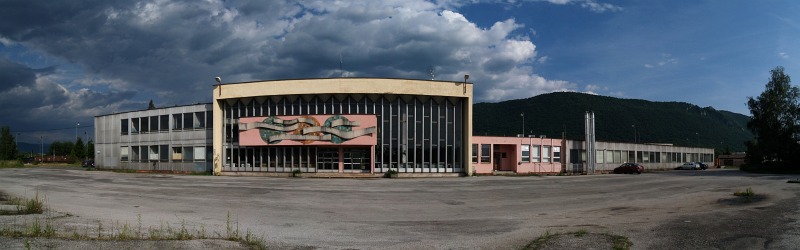 Roznava station from outside photo
