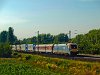 The 1047 004-5 seen hauling a Ro-La train between Komrom and Szőny