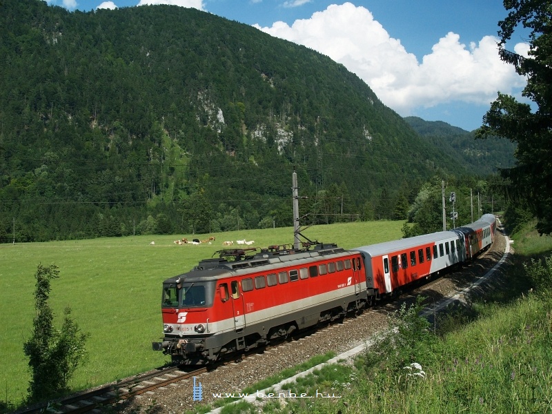 The 1142 625-1 is speeding between the closed St. Pankraz stop and Hinterstoder station photo