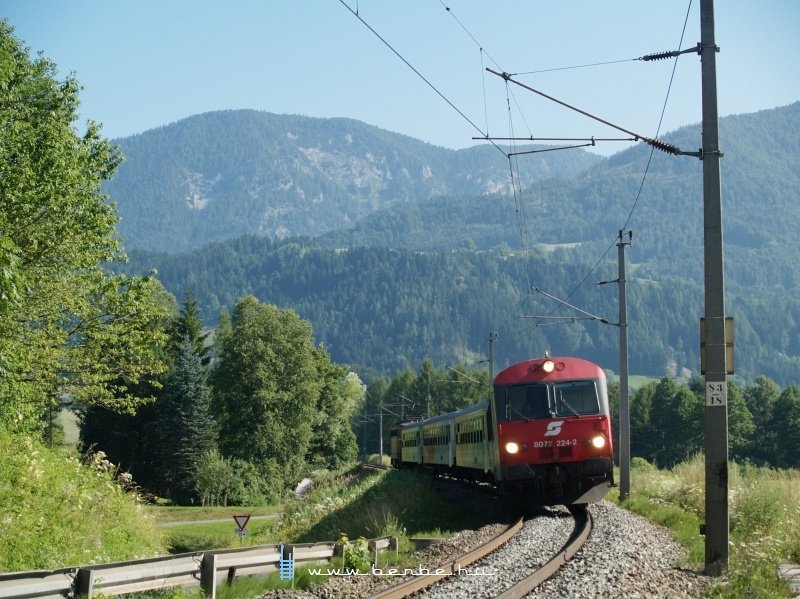 A 8073 224-2-es BB CityShuttle vezrlőkocsi Windischgarsten s Spital am Pyhrn kztt fot