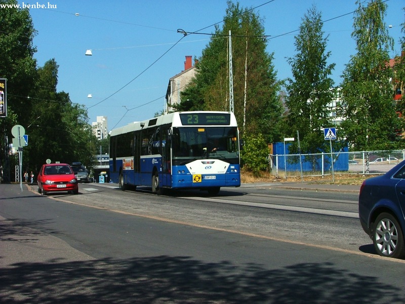 Ikarus EAG E94 autbusz Helsinki Alppiharju negyedben fot