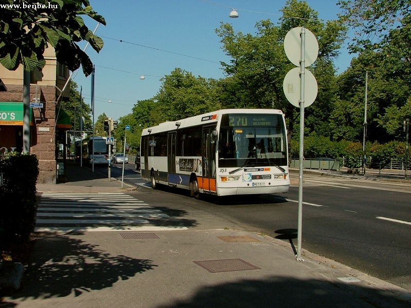 Ikarus EAG E94 busz a Mannerheimintie als szakaszn (Helsinki) fot