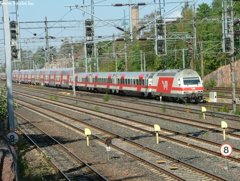 Sr2 mozdony hzza IC vonatt Helsinkibe fot
