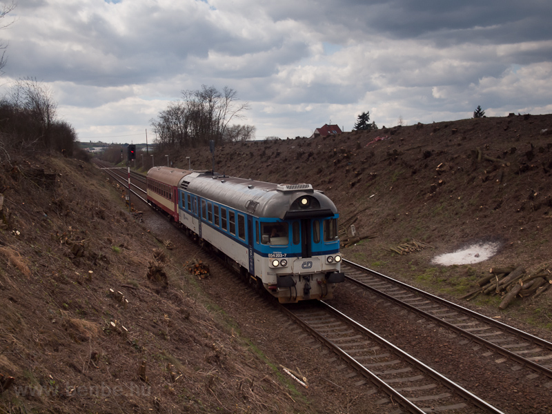 The ČD 854 203-7 seen  photo