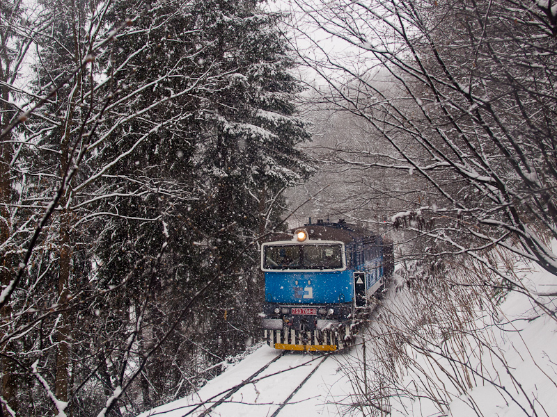 The ČD Cargo 753  764-0 seen between Brann and Nov Losiny photo