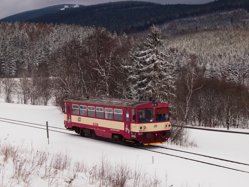 The ČD 810 071-1 seen  picture