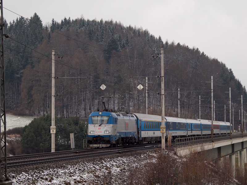 The ČD 380 010-9 seen  photo