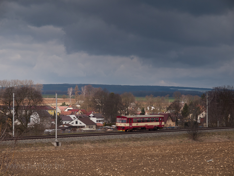 The ČD 810 325-1 seen between Svitavy Lny and Hradec nad Svitavou photo