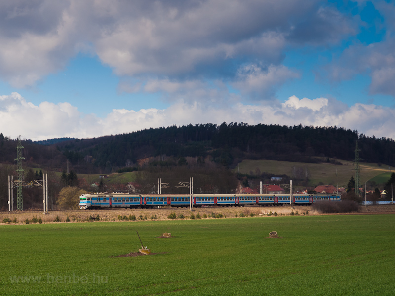 The ČD 560 002-8 seen between Doln Lhota and Blansko mesto photo