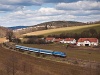 The ČD 750 712-2 seen between Tetčice and Omice