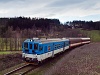 The ČD 842 011-9 seen between Frenstt pod Radhoštm and Kunčice pod Ondřejnkem